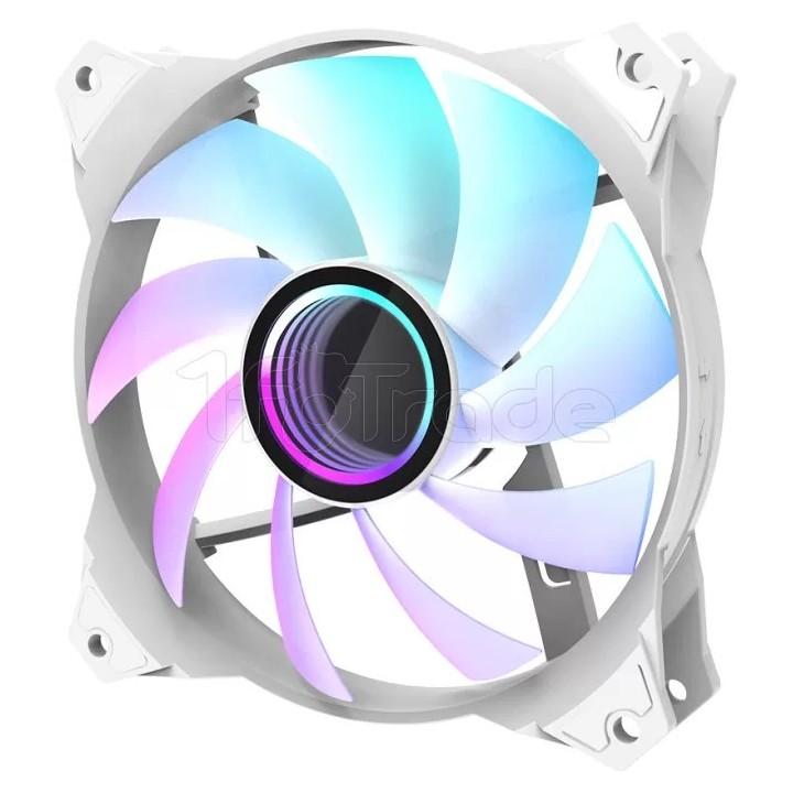 Ventilateur de boîtier Zalman IF120 RGB - 12cm (Blanc) | Ordiland