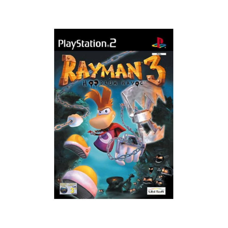 Jeux PS2 : Rayman 3 Hoodlum Havoc (Jaquette Holo) - Occasion