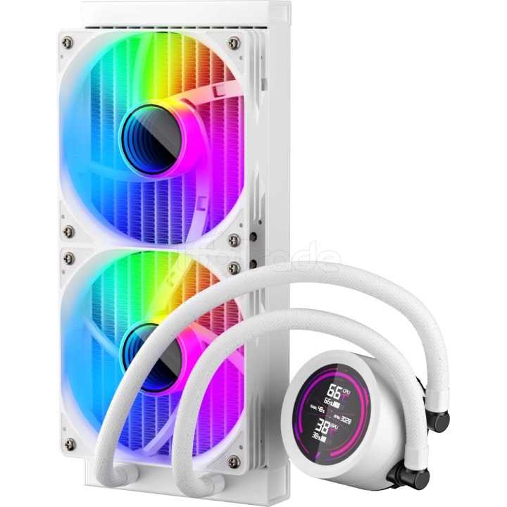 Kit Watercooling AIO 1stPlayer TS4 RGB - 240mm (Blanc) | Ordiland