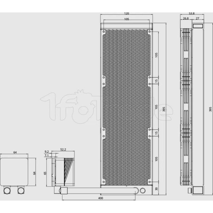Kit Watercooling AIO Enermax LiqMax IV - 360mm (Noir) | Ordiland