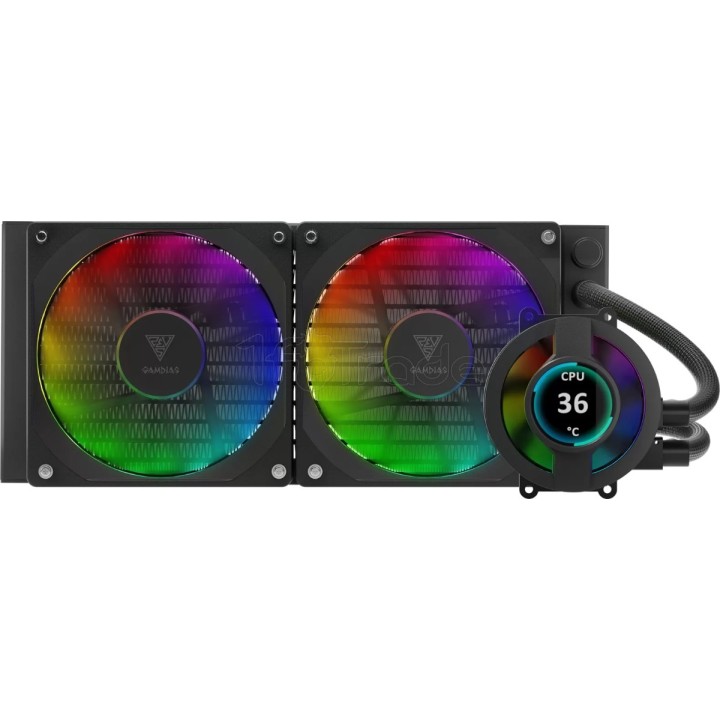 Kit Watercooling AIO Gamdias Chione P3U - 240mm (Noir) | Ordiland