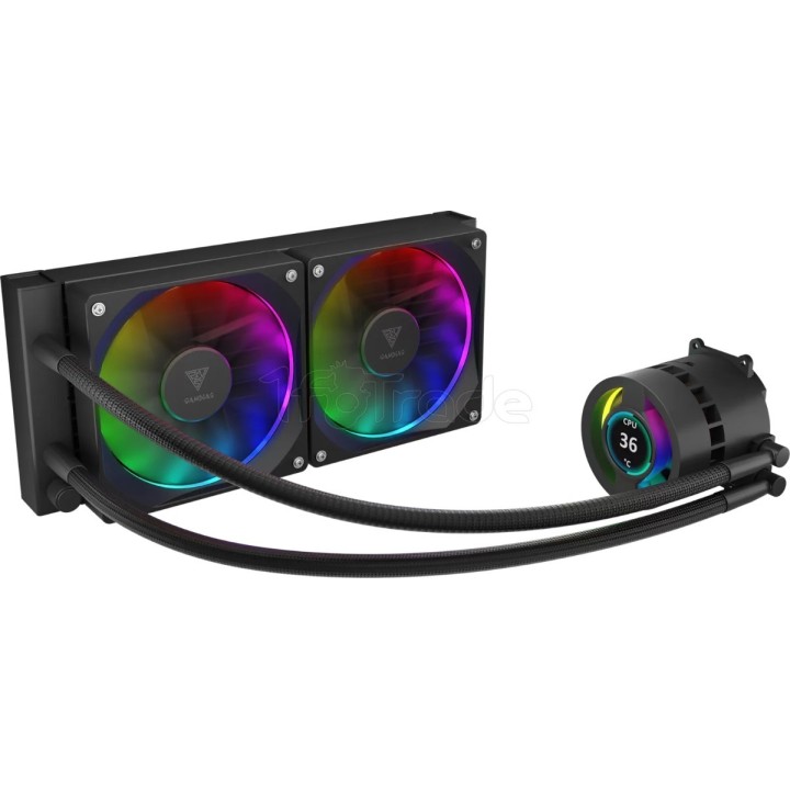 Kit Watercooling AIO Gamdias Chione P3U - 240mm (Noir) | Ordiland
