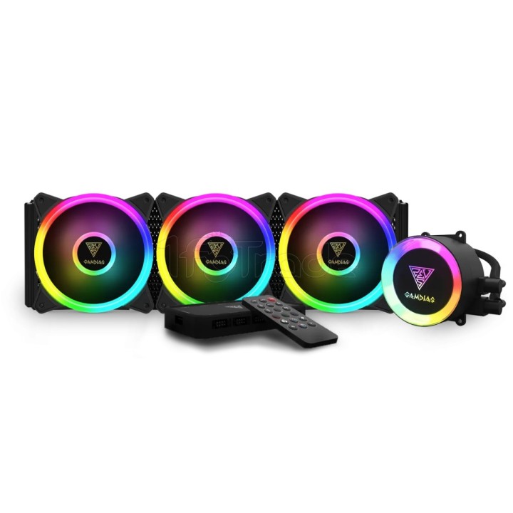 Kit Watercooling AIO Gamdias Chione P2-360R aRGB | Ordiland