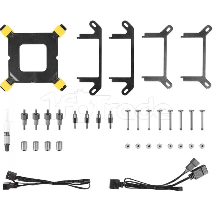 Kit Watercooling AIO Azza Pyramid RGB - 240mm (Noir) | Ordiland