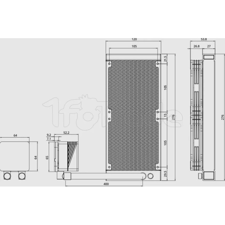 Kit Watercooling AIO Enermax LiqMax IV - 240mm (Noir) | Ordiland