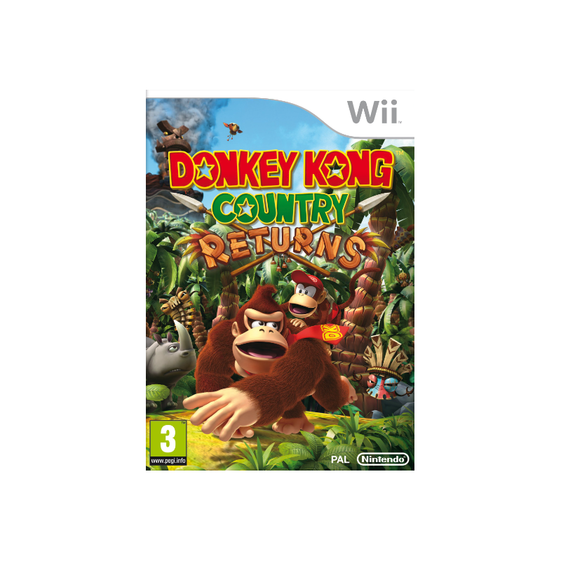 Jeux Wii : Donkey Kong Country Returns  - Occasion