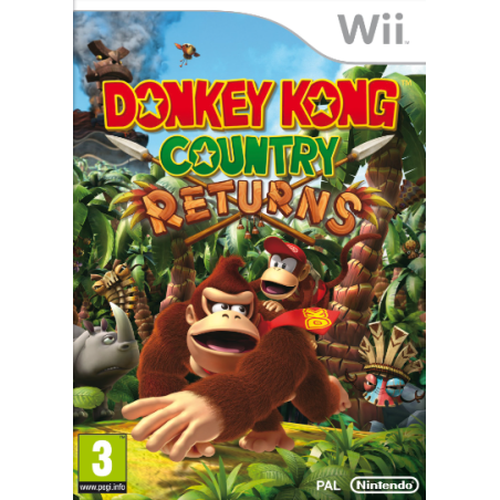 Jeux Wii : Donkey Kong Country Returns  - Occasion