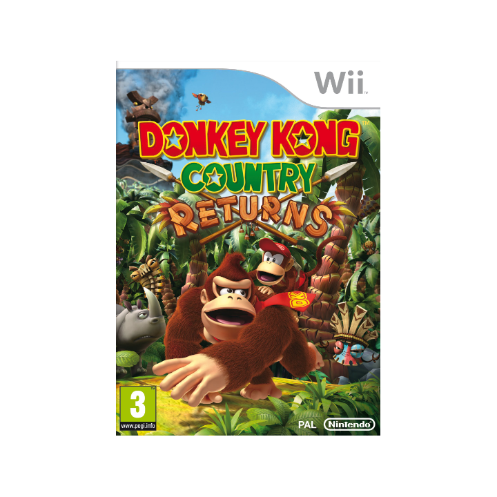 Jeux Wii : Donkey Kong Country Returns - Occasion | Ordiland