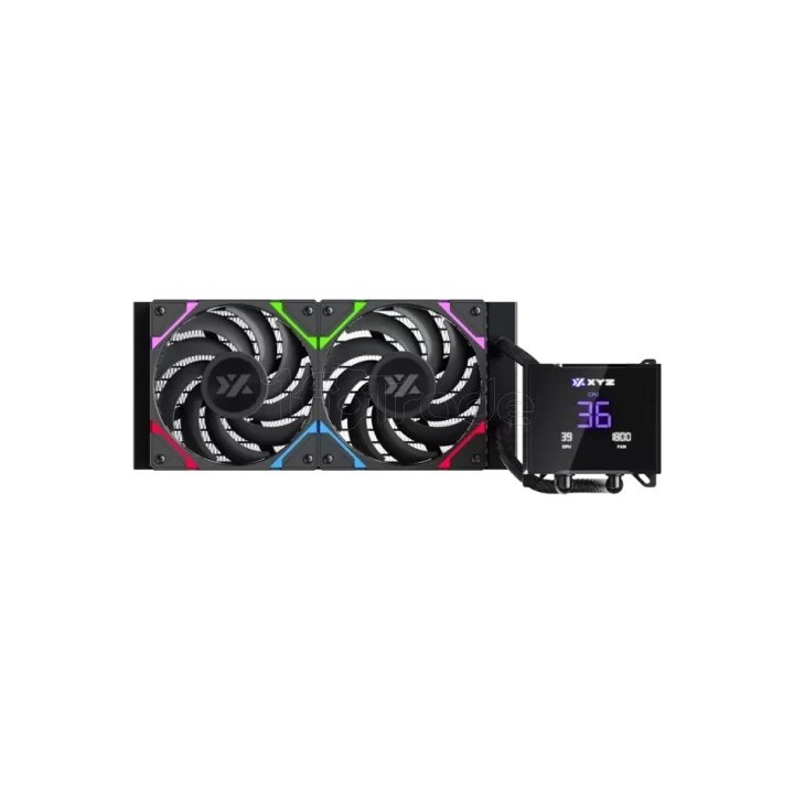 Kit Watercooling AIO XYZ Hydrotemp RGB - 240mm (Noir) | Ordiland