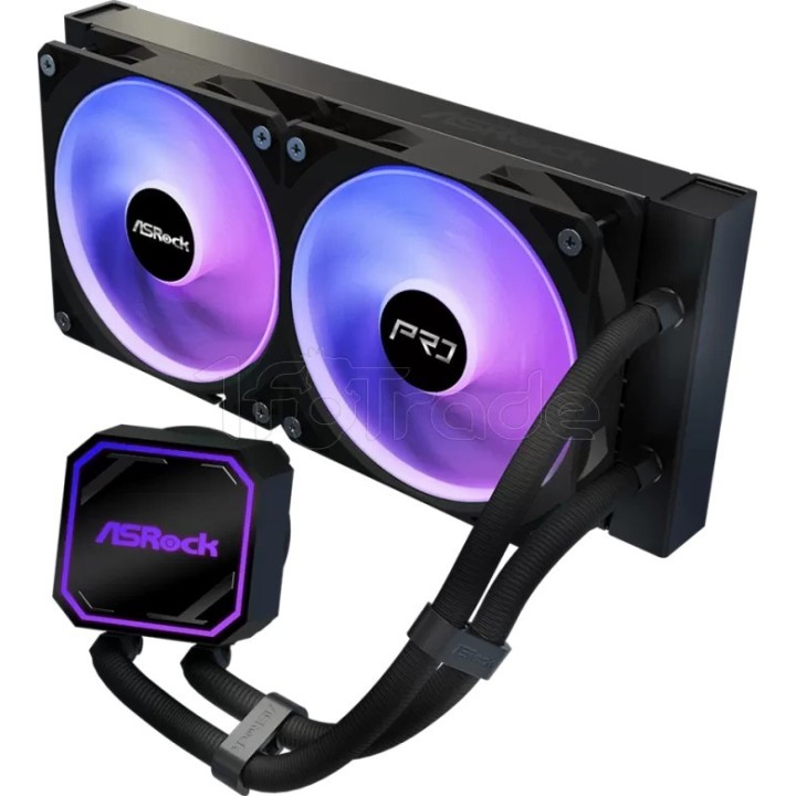 Kit Watercooling AIO ASRock Pro RGB - 240mm (Noir) | Ordiland