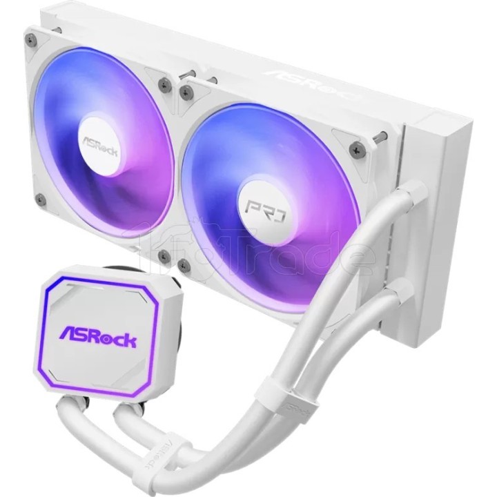 Kit Watercooling AIO ASRock Pro RGB - 240mm (Blanc) | Ordiland