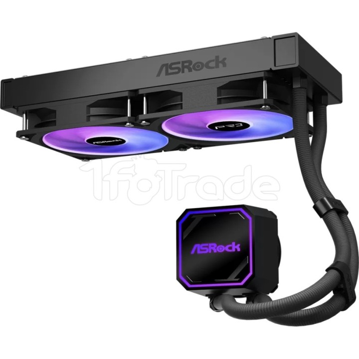 Kit Watercooling AIO ASRock Pro RGB - 240mm (Noir) | Ordiland