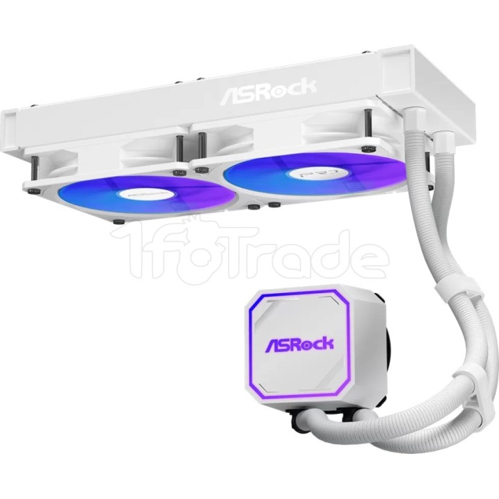 Kit Watercooling AIO ASRock Pro RGB - 240mm (Blanc) | Ordiland