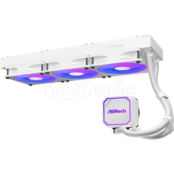 Kit Watercooling AIO ASRock Pro RGB - 360mm (Blanc) | Ordiland