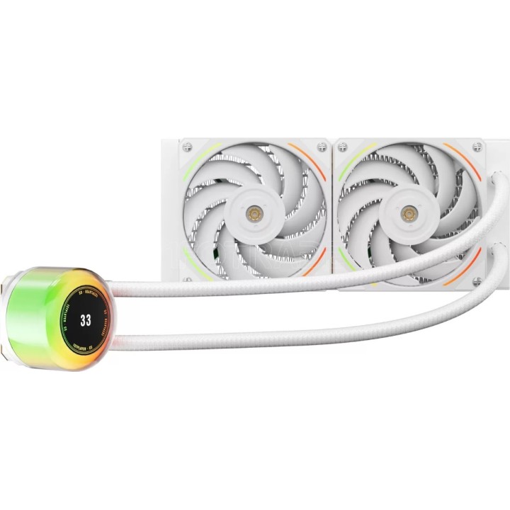 Kit Watercooling AIO 1stPlayer CC RGB - 240mm (Blanc) | Ordiland