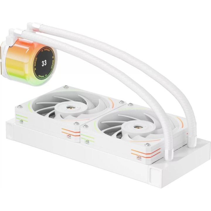 Kit Watercooling AIO 1stPlayer CC RGB - 240mm (Blanc) | Ordiland