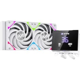 Kit Watercooling AIO XYZ Hydrotemp RGB - 240mm (Blanc) | Ordiland