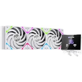 Kit Watercooling AIO XYZ Hydrotemp RGB - 360mm (Blanc) | Ordiland