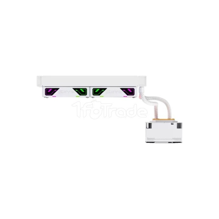 Kit Watercooling AIO XYZ Hydrotemp RGB - 240mm (Blanc) | Ordiland