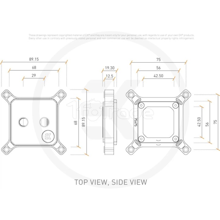 Waterblock CPU Ekwb EK-Quantum Magnitude Intel 115x | Ordiland