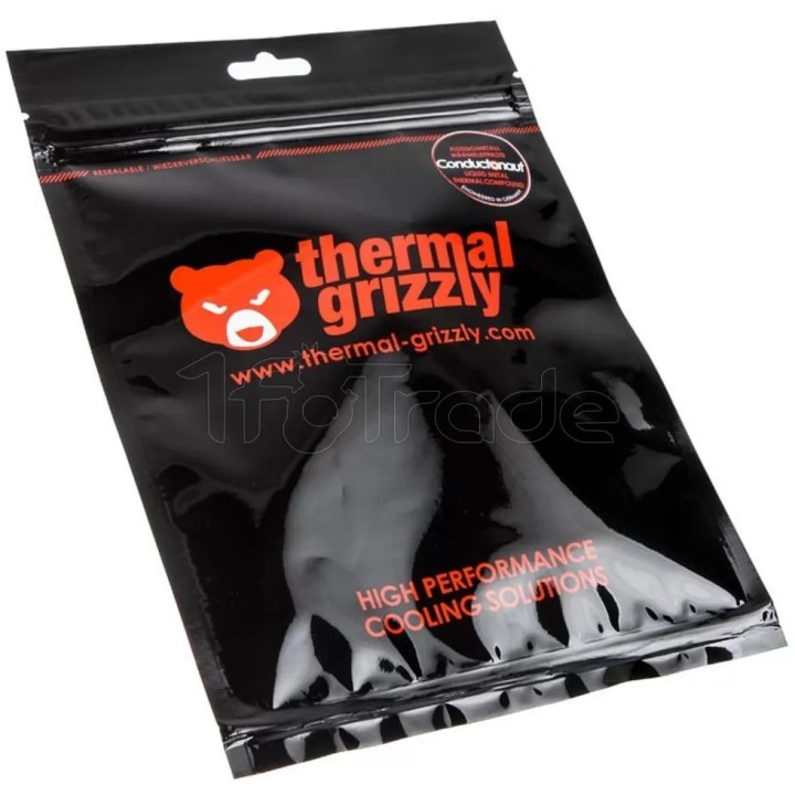 Pâte thermique Thermal Grizzly Conductonaut 1g | Ordiland