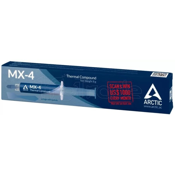 Pâte thermique Arctic MX-4 avec spatule - 8g | Ordiland