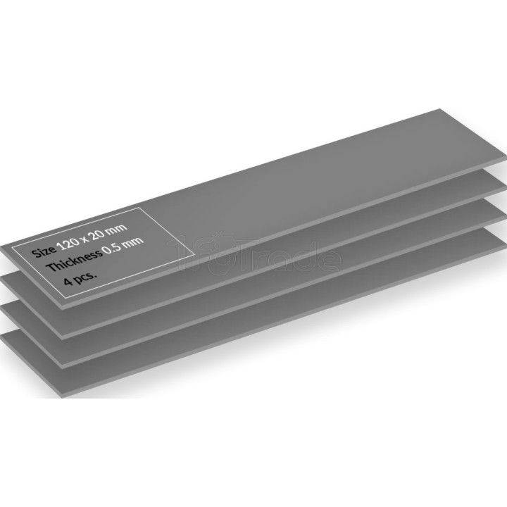 Lot de 4 Pads thermiques Arctic TP-4 120x20x0,5mm | Ordiland