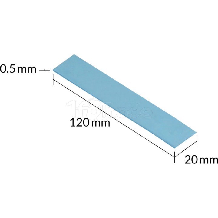 Lot de 4 Pads thermiques Arctic TP-3 120x20x0,5mm | Ordiland