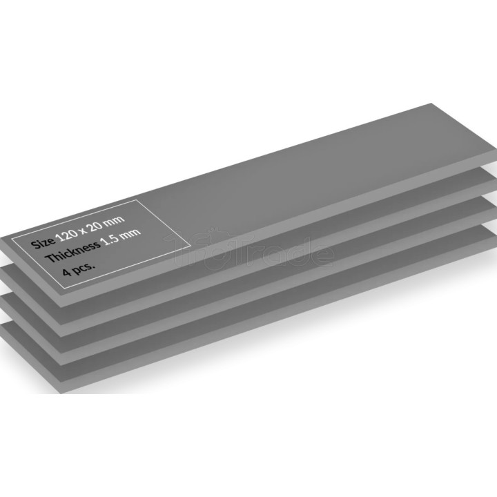 Lot de 4 Pads thermiques Arctic TP-4 120x20x1,5mm | Ordiland