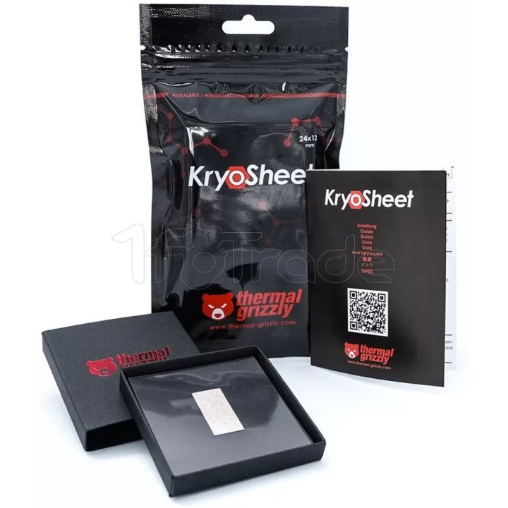 Pad Thermique Thermal Grizzly KryoSheet 24x12x0,2 mm | Ordiland