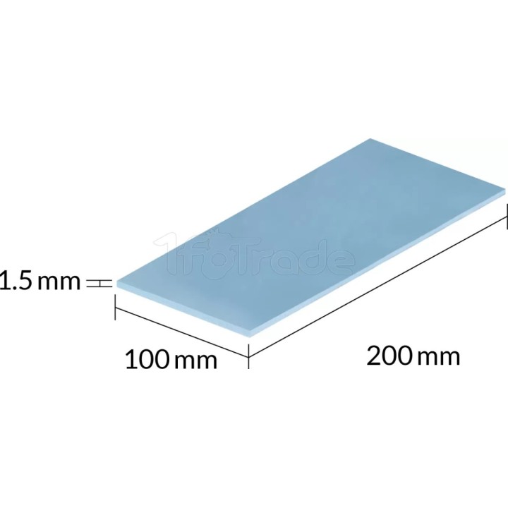 Lot de 2 Pads thermiques Arctic TP-3 200x100x1,5mm | Ordiland