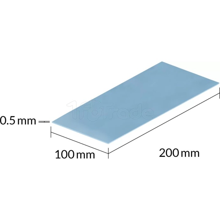 Lot de 2 Pads thermiques Arctic TP-3 200x100x0,5mm | Ordiland