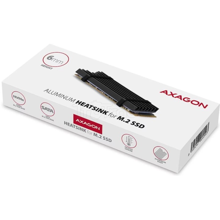 Dissipateur thermique pour SSD M.2 2280 Axagon | Ordiland