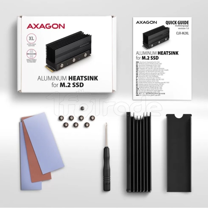 Dissipateur thermique pour SSD M.2 2280 Axagon | Ordiland