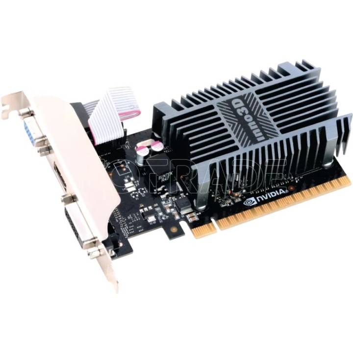 Carte graphique INNO3D GeForce GT710 2Go Low Profile | Ordiland