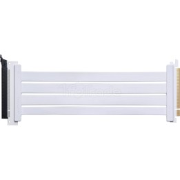 Riser PCIe 4.0 16X Phanteks Flatline 180° 30cm (Blanc) | Ordiland