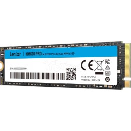Disque SSD Lexar NM610 Pro 500Go - NVMe M.2 Type 2280 | Ordiland