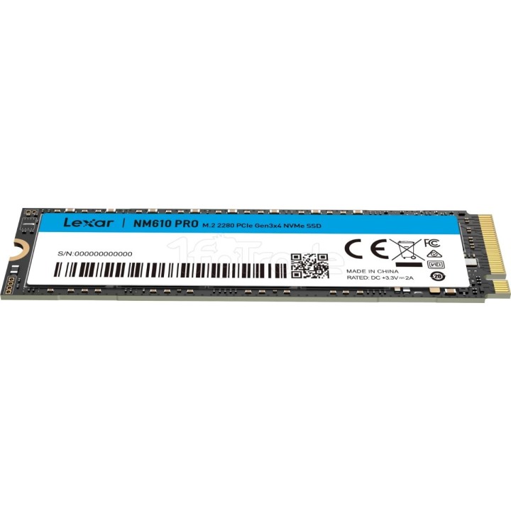 Disque SSD Lexar NM610 Pro 500Go - NVMe M.2 Type 2280 | Ordiland