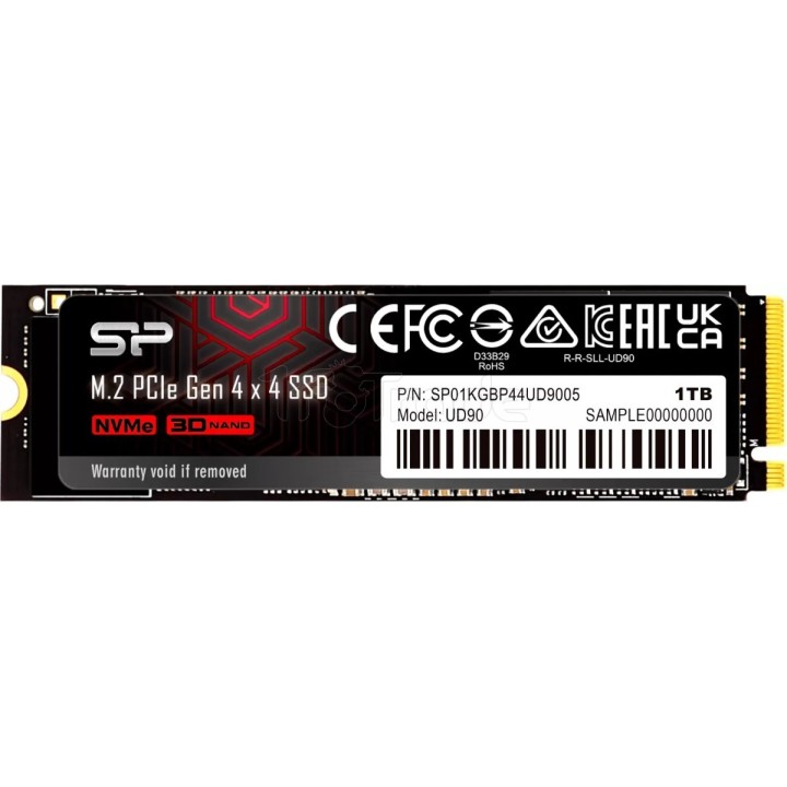 Disque SSD Silicon Power UD90 1To - NVMe M.2 Type 2280 | Ordiland