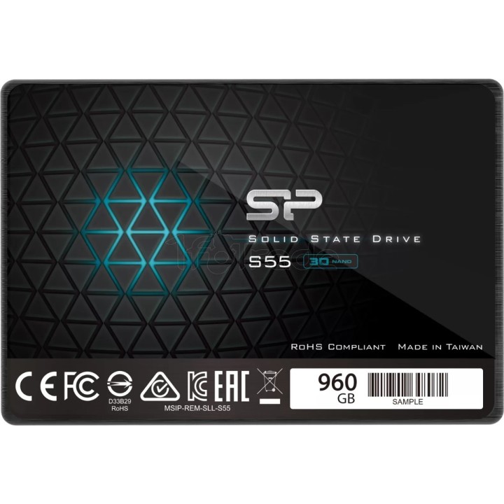 Disque SSD Silicon Power Slim S55 1To - S-ATA 2,5" | Ordiland