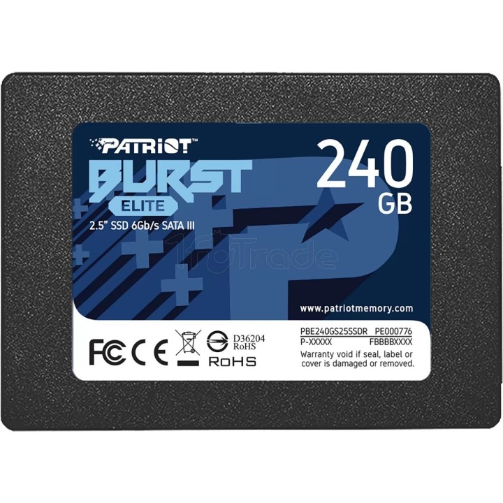 Disque SSD Patriot Burst Elite 240Go - S-ATA 2,5" | Ordiland