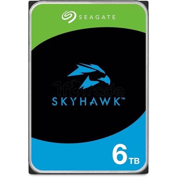 Disque dur 3,5" Seagate Skyhawk 6To 256Mo - S-ATA | Ordiland