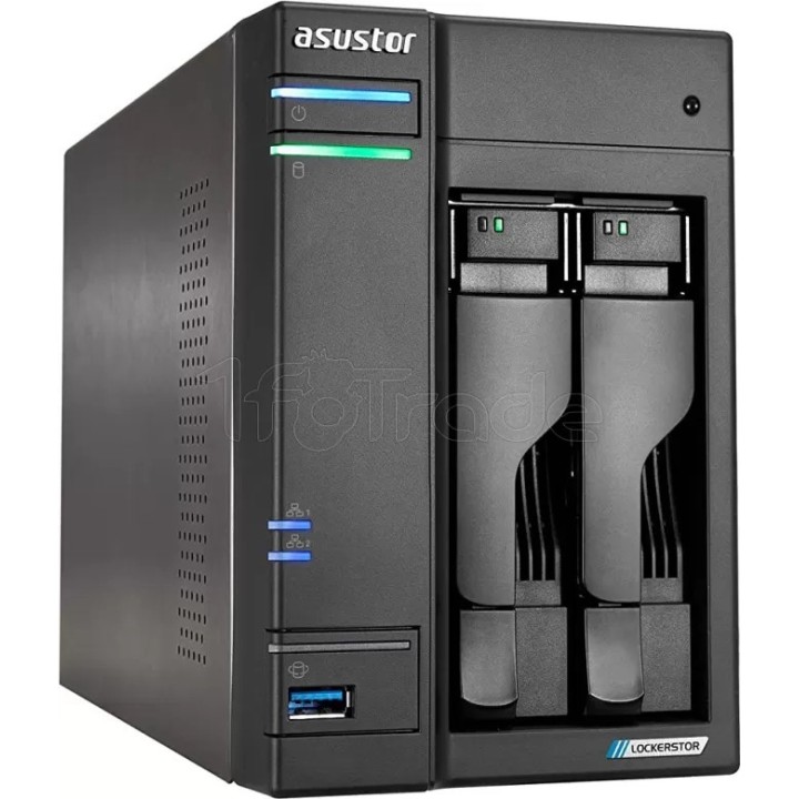 Serveur NAS Asustor Lockerstor 2 Gen2 AS-6702T | Ordiland