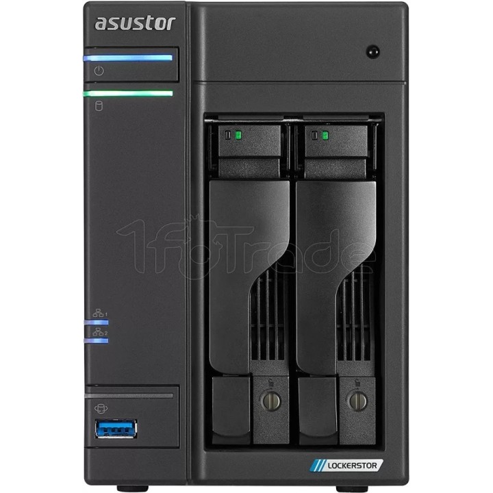 Serveur NAS Asustor Lockerstor 2 Gen2 AS-6702T | Ordiland