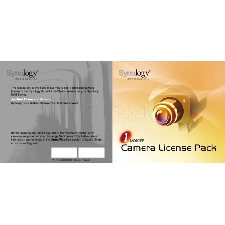 Licence Synology pour 1 Camera supplémentaire | Ordiland