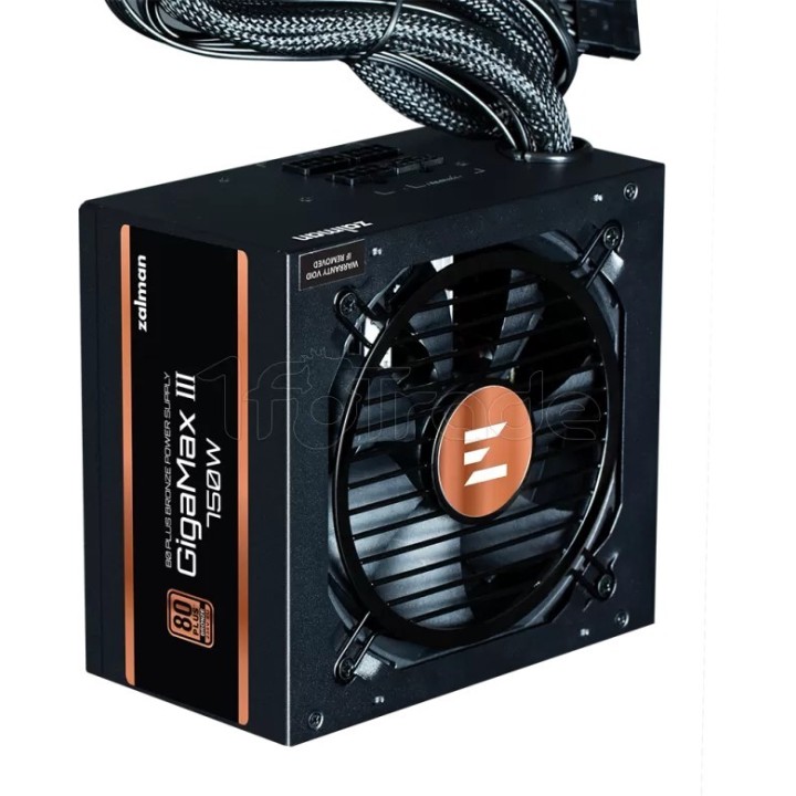 Alimentation ATX Zalman GigaMax GVIII - 750W (Noir) | Ordiland