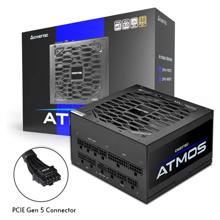 Alimentation ATX Chieftec Atmos CPX-FC - 850W (Noir) | Ordiland