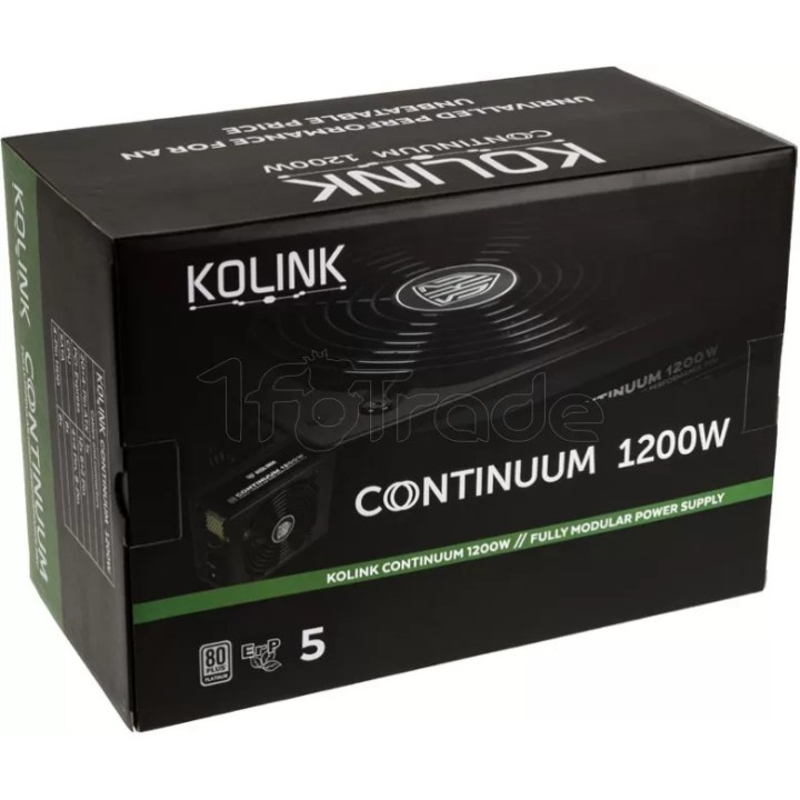 Alimentation ATX Kolink Continuum v2 - 1050W | Ordiland