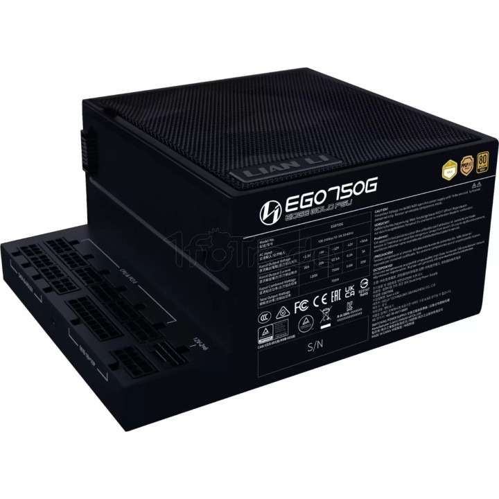 Alimentation ATX Lian Li Edge Gold - 750W (Noir) | Ordiland