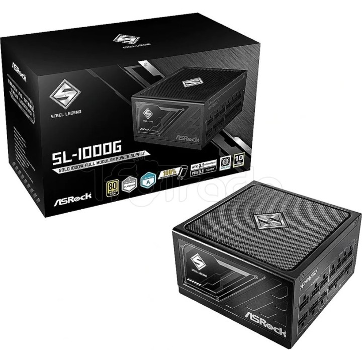 Alimentation ATX ASRock Steel Legend - 1000W (Noir) | Ordiland